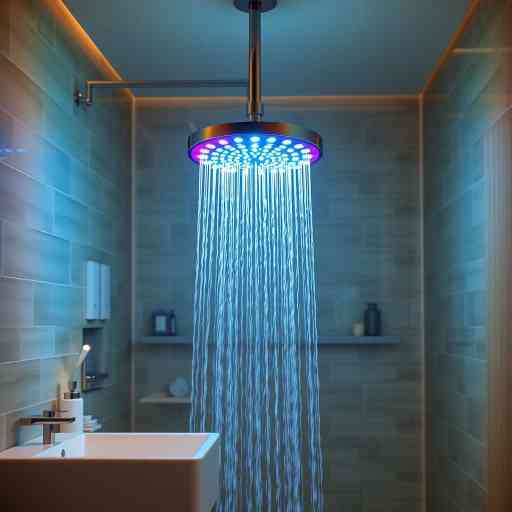 Transform Your Bathroom with Smart Color-Changing LED Showerheads